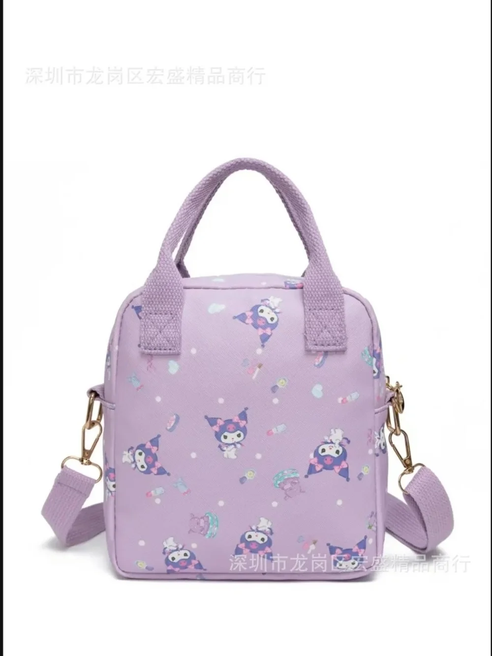 Cute Sanrio Hello Kitty Leather Women'S Messenger Bag Cartoon Kuromi Melody